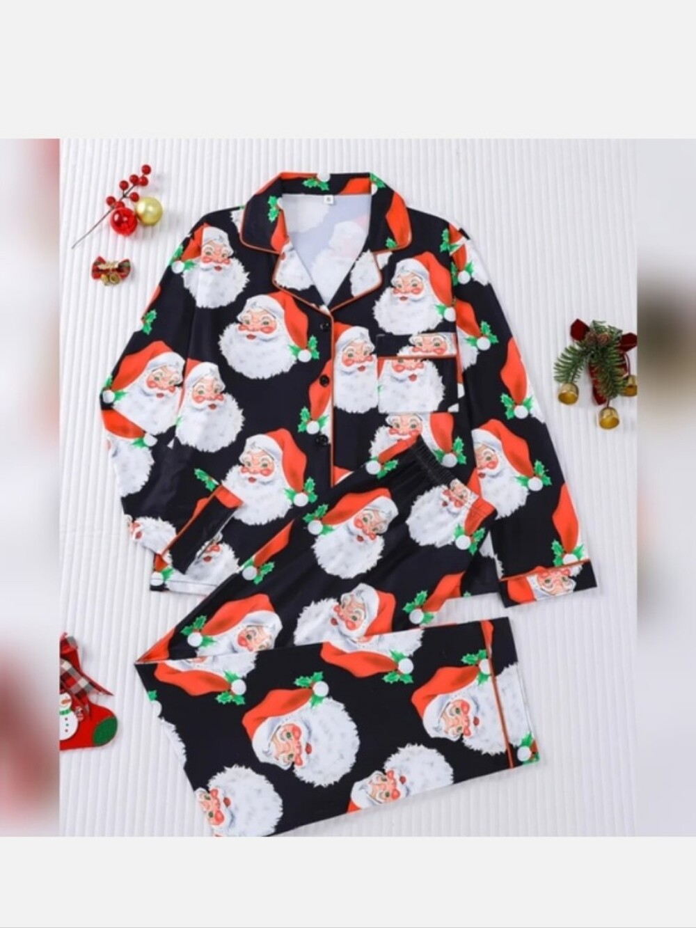 NWOT- Santa Claus Pajama Set